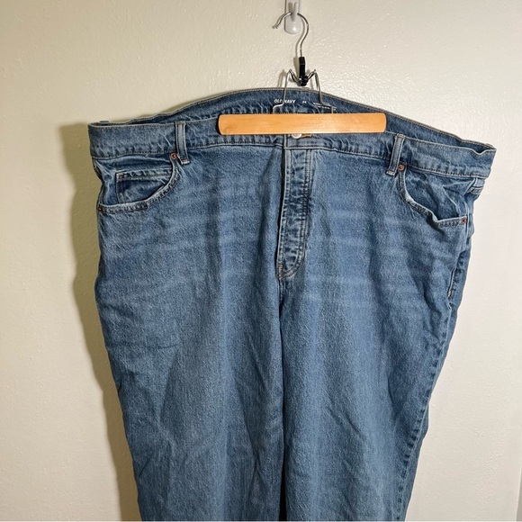 Old Navy High-Rise Slouchy Straight Jean Medium Wash 24 - Picture 3 of 13